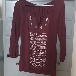 Maurices 3/4 sleeve top